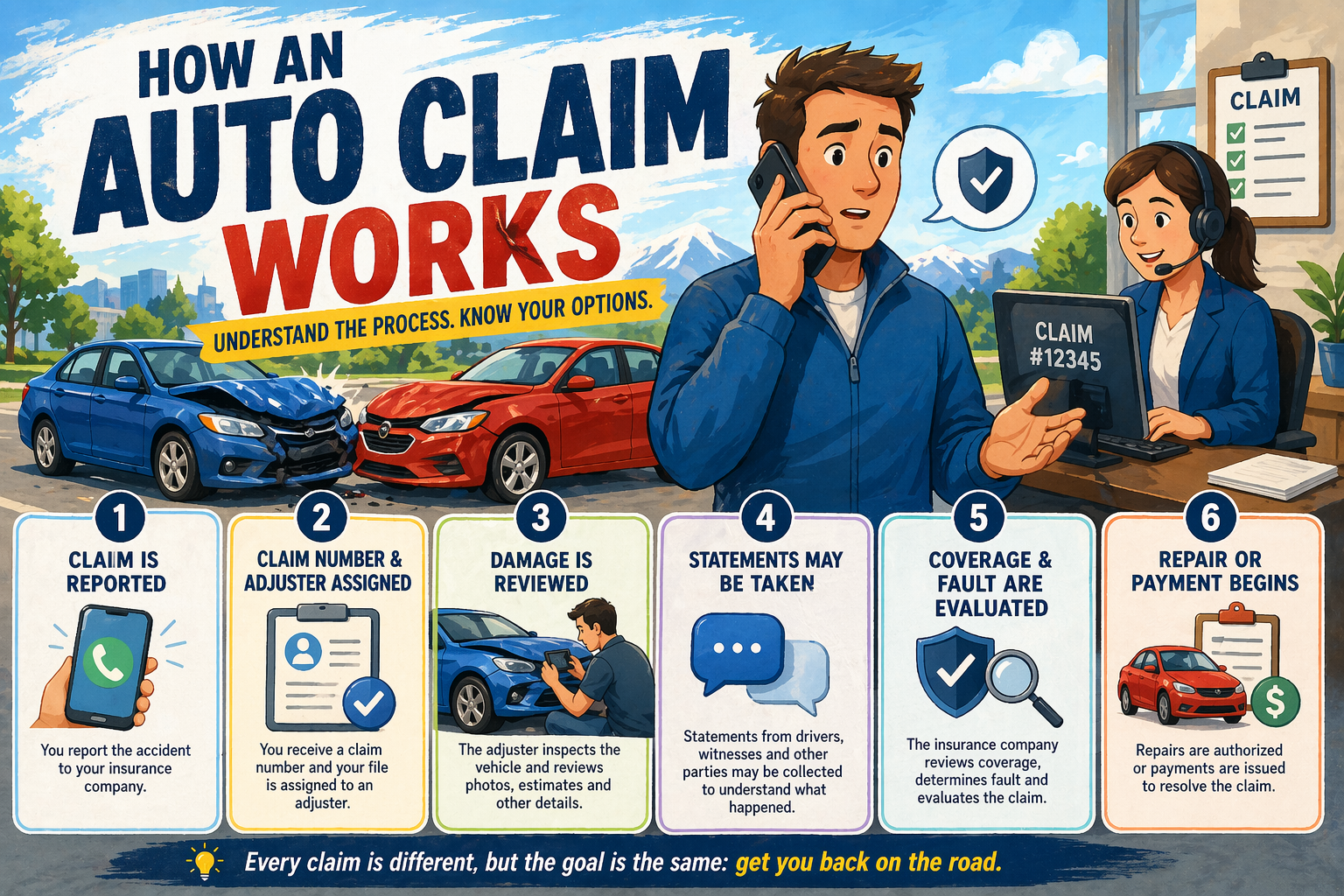 How the Auto Claim Process Works - One Street Insurance Group